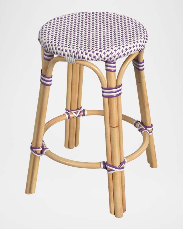 Tobias 24" Rattan Counter Stool